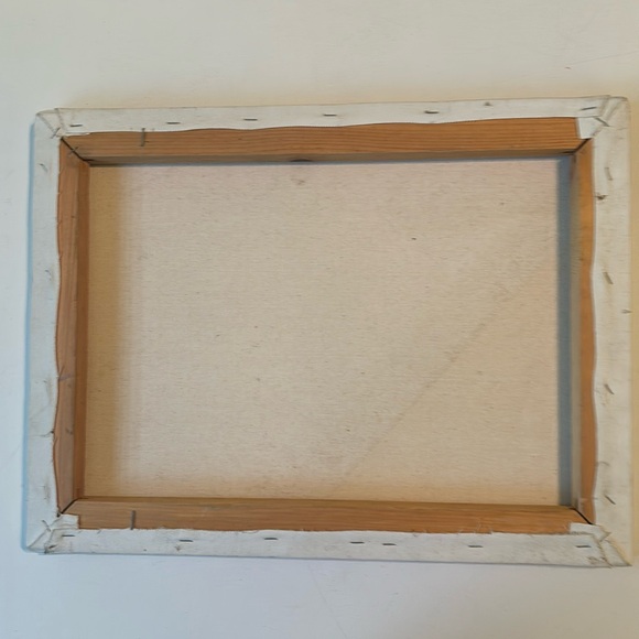 16 x 12 Original Lighthouse island PEI acrylic on canvas painting field sky bird - Picture 5 of 7